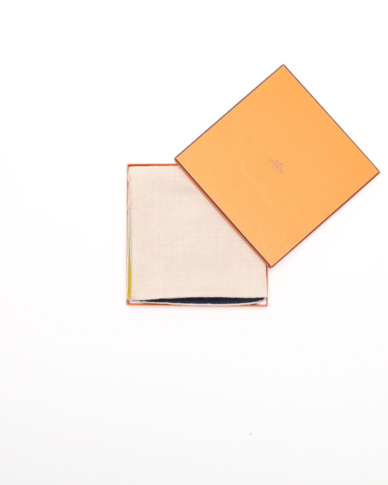 Hermès 100 Cashmere Silk Scarf