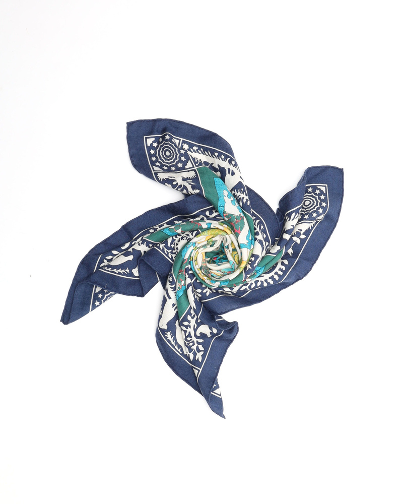 Hermès 100 Cashmere Silk Scarf