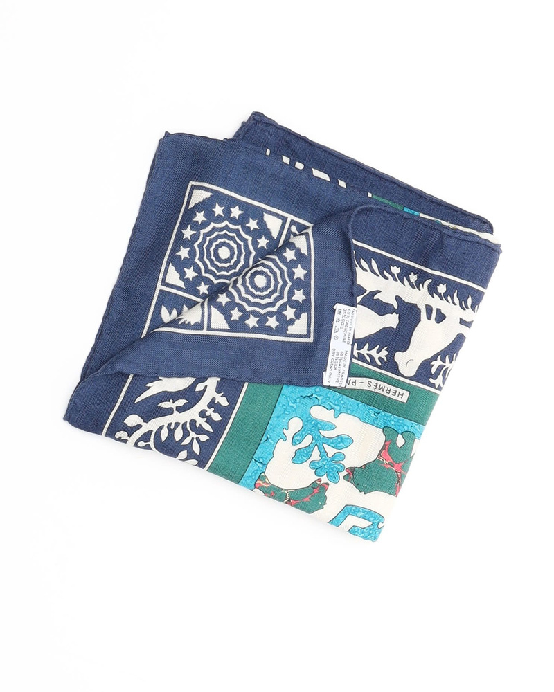 Hermès 100 Cashmere Silk Scarf