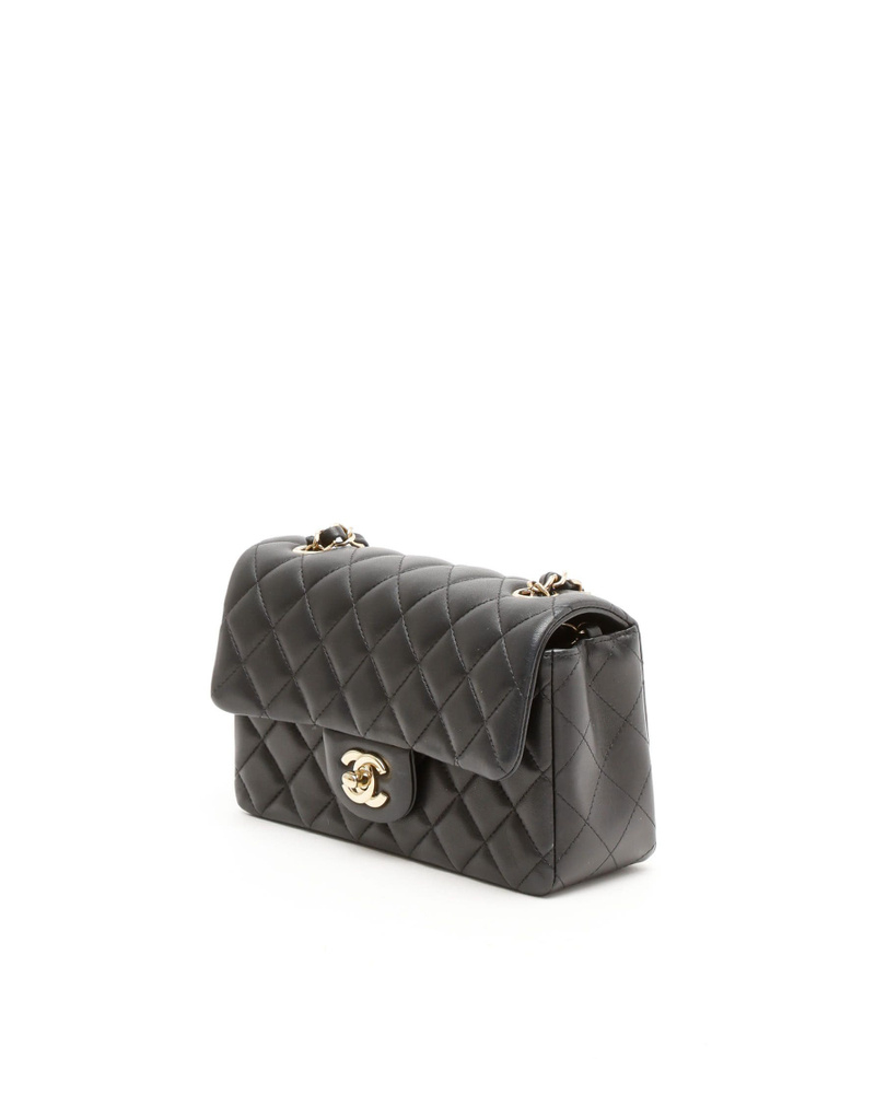 Chanel Lambskin Quilted Mini Rectangular Classic Flap Bag