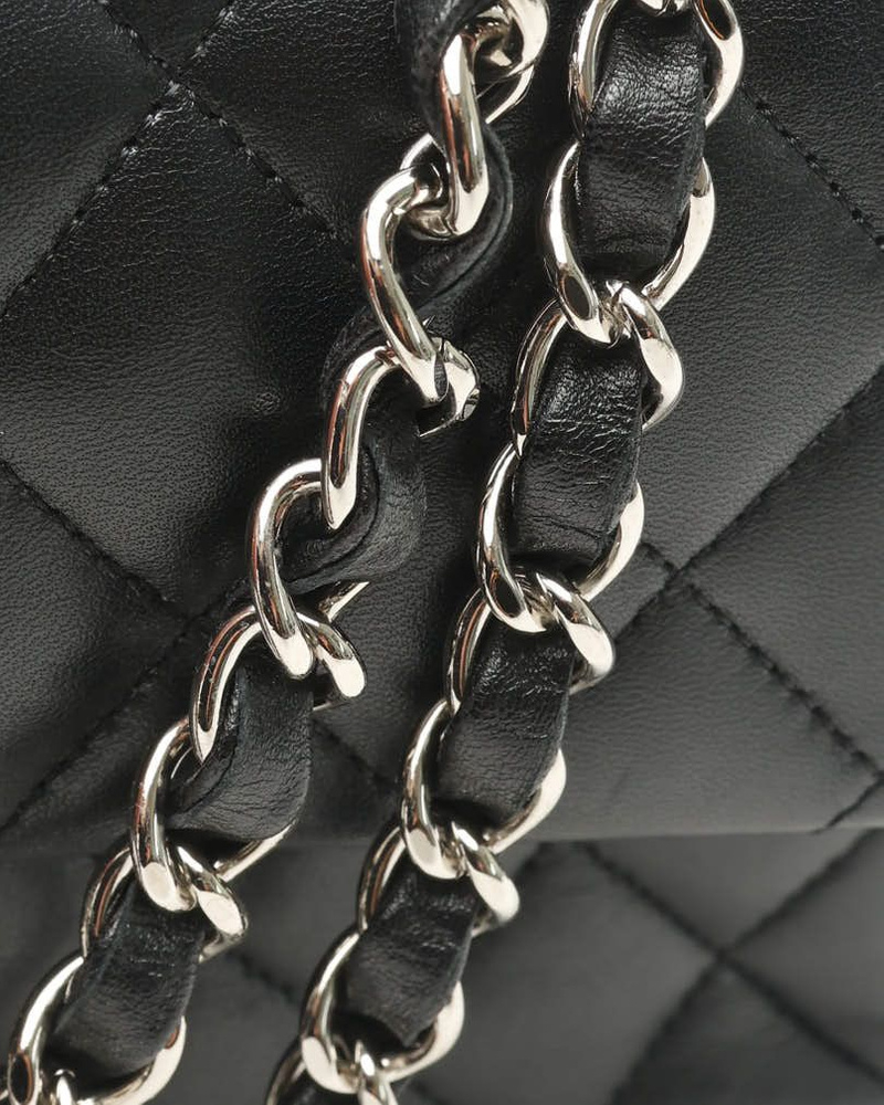 Chanel Small Lambskin Quilted Classic Double Flap Bag