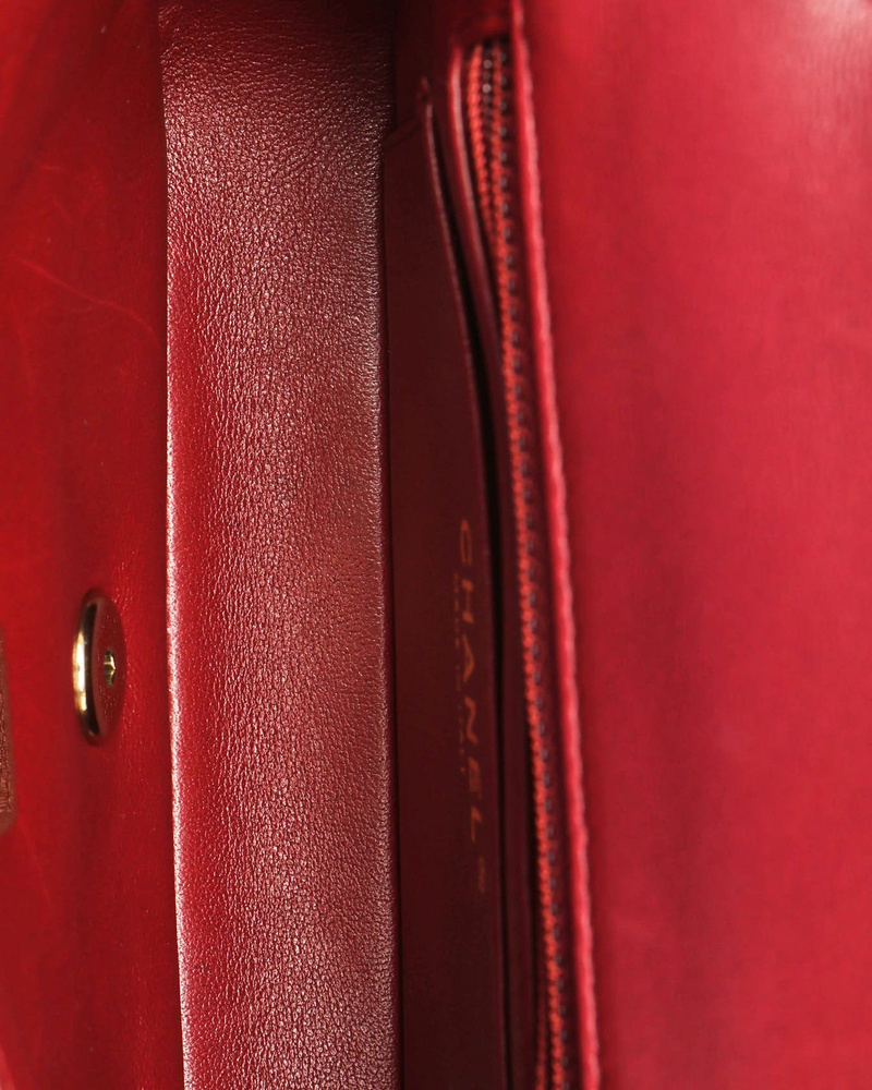 Chanel Lambskin Quilted Mini Rectangular Flap Bag