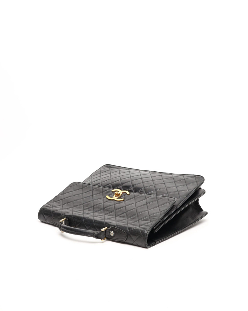 Chanel CC Quilted Lambskin Business Bag
