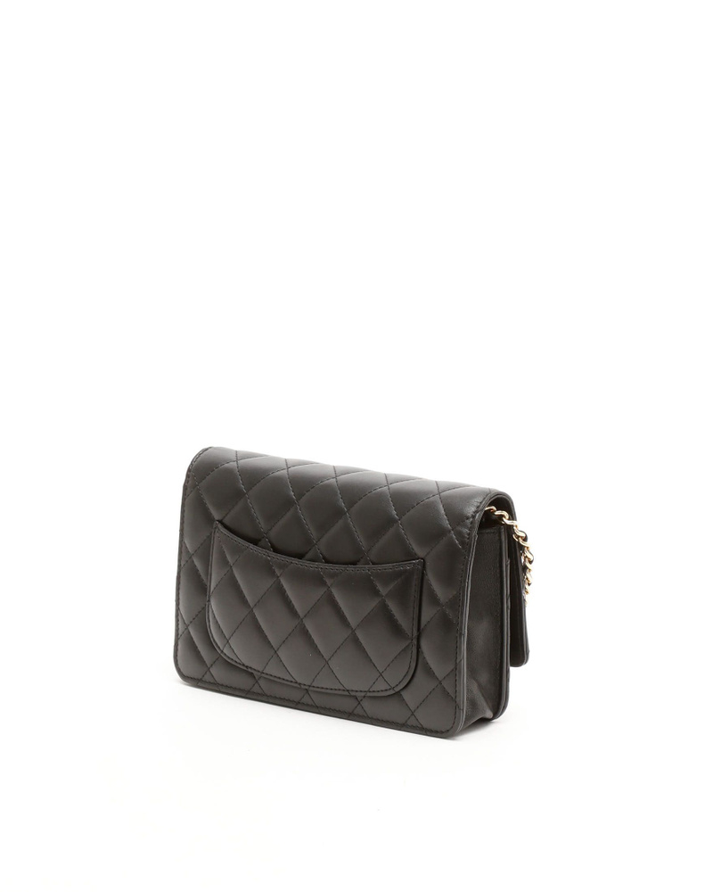 Chanel Quilted Lambskin Wallet On Chain Bag