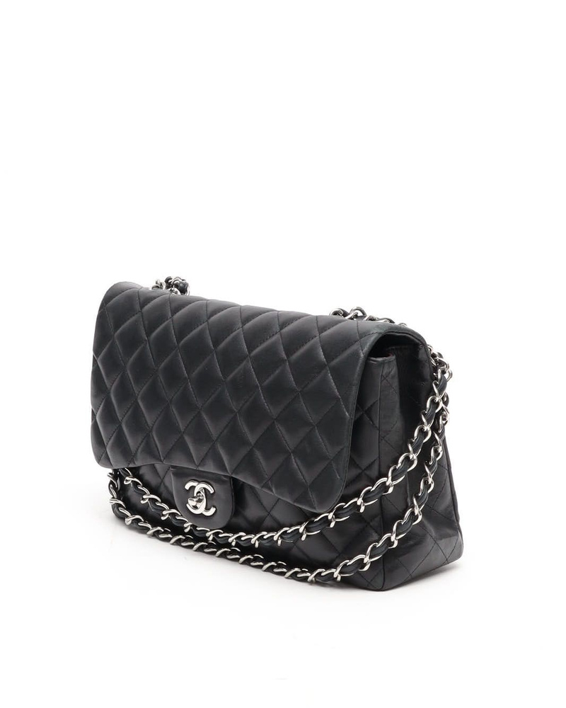 Chanel Quilted Lambskin Classic Jumbo Single Flap Bag