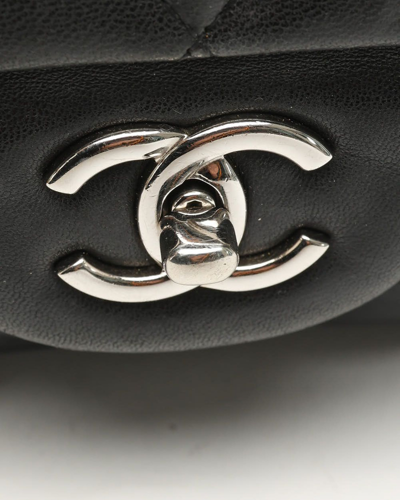 Chanel Quilted Lambskin Classic Jumbo Single Flap Bag