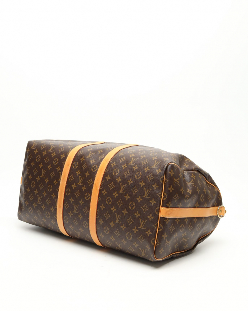 Louis Vuitton Monogram Keepall Bandoulière 55 Weekend Bag