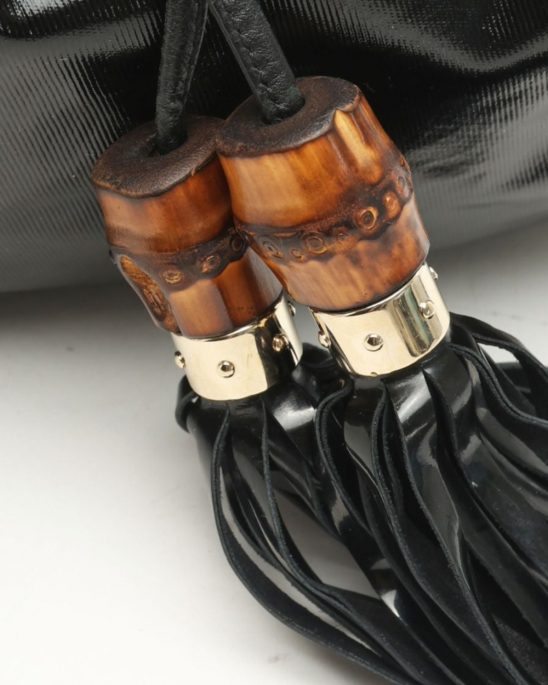 Gucci Patent Indy Tassel Bag