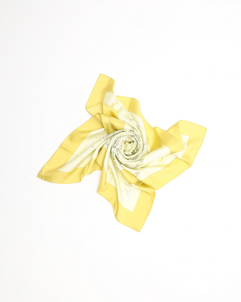 Hermès 90 Ballet for Horseback Riding Silk Scarf