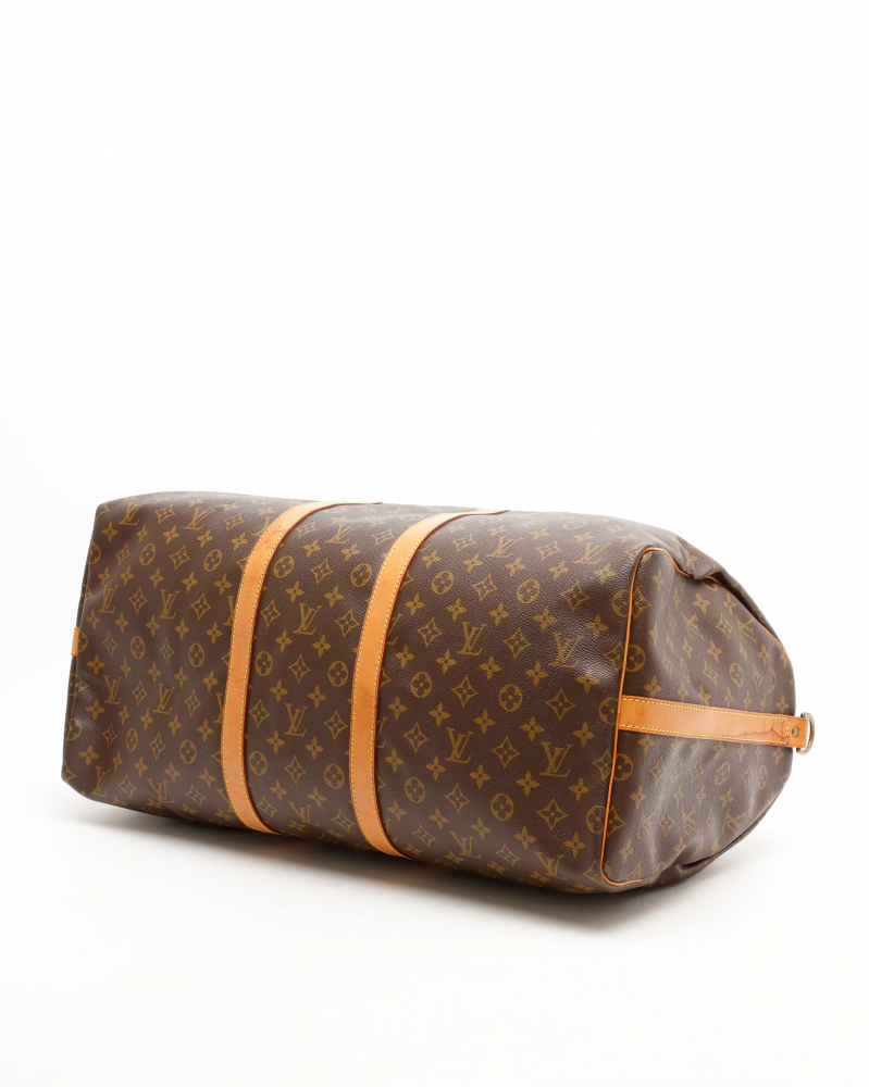 Louis Vuitton Monogram Keepall Bandoulière 55 Weekend Bag