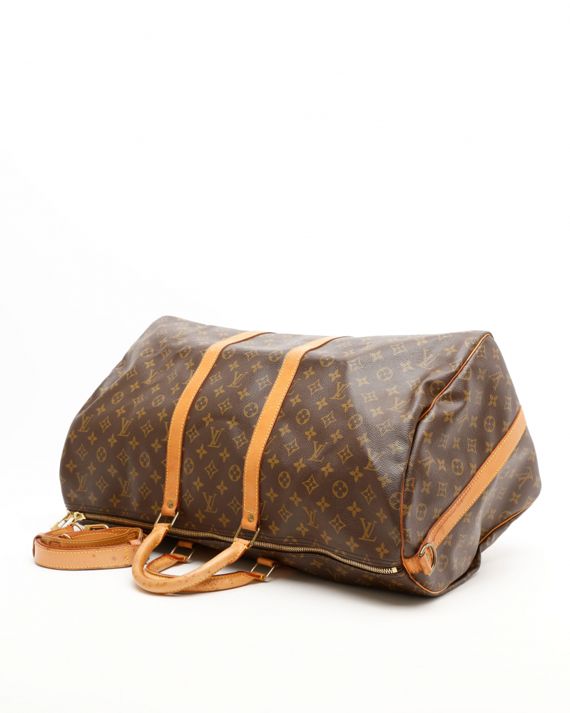Louis Vuitton Monogram Keepall Bandoulière 55 Weekend Bag
