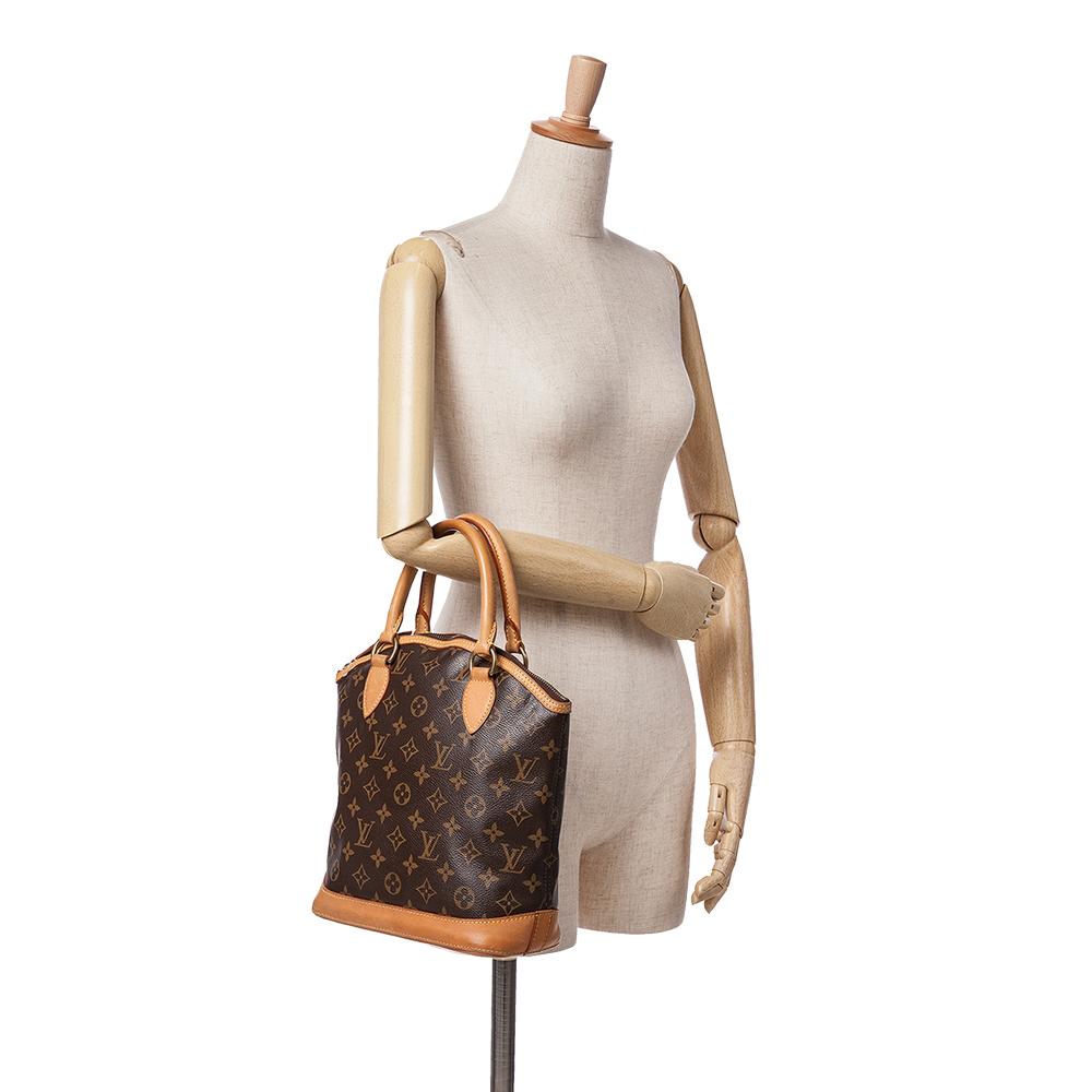 Louis Vuitton B Louis Vuitton Brown Monogram Canvas Canvas Monogram Lockit PM France