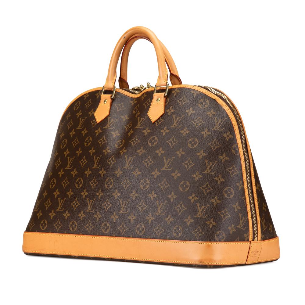 Louis Vuitton B Louis Vuitton Brown Monogram Canvas Canvas Monogram Alma Voyage MM France