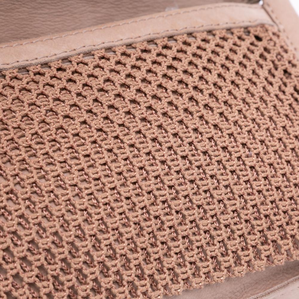 Chanel B Chanel Brown Beige Calf Leather skin Stitched Highlander Messenger Bag France