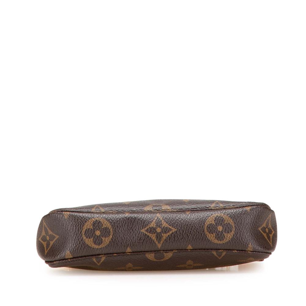 Louis Vuitton B Louis Vuitton Brown Monogram Canvas Fabric Monogram Mini Pochette Accessoires France
