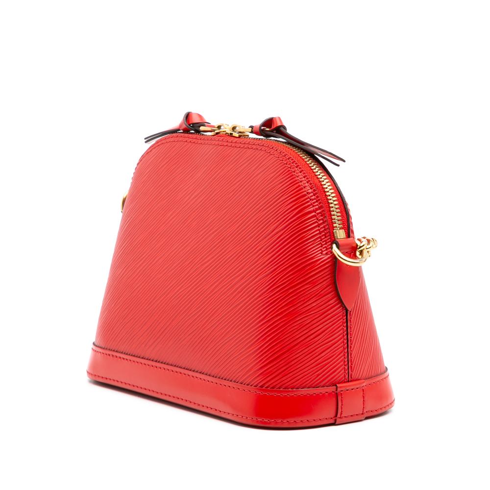 Louis Vuitton B Louis Vuitton Red Epi Leather Leather Epi Mini Alma France