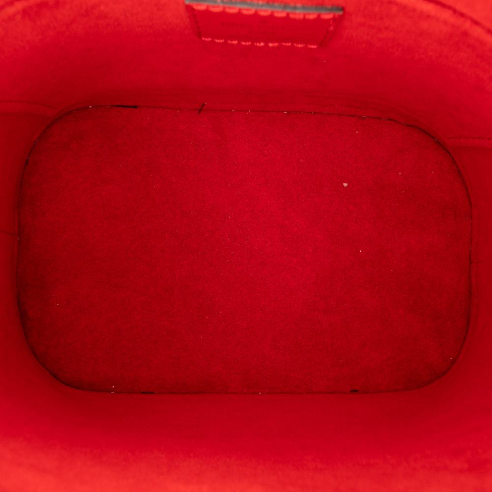 Louis Vuitton B Louis Vuitton Red Epi Leather Leather Epi Mini Alma France