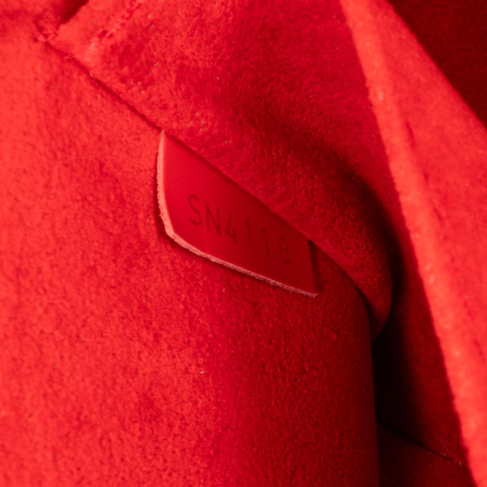 Louis Vuitton B Louis Vuitton Red Epi Leather Leather Epi Mini Alma France