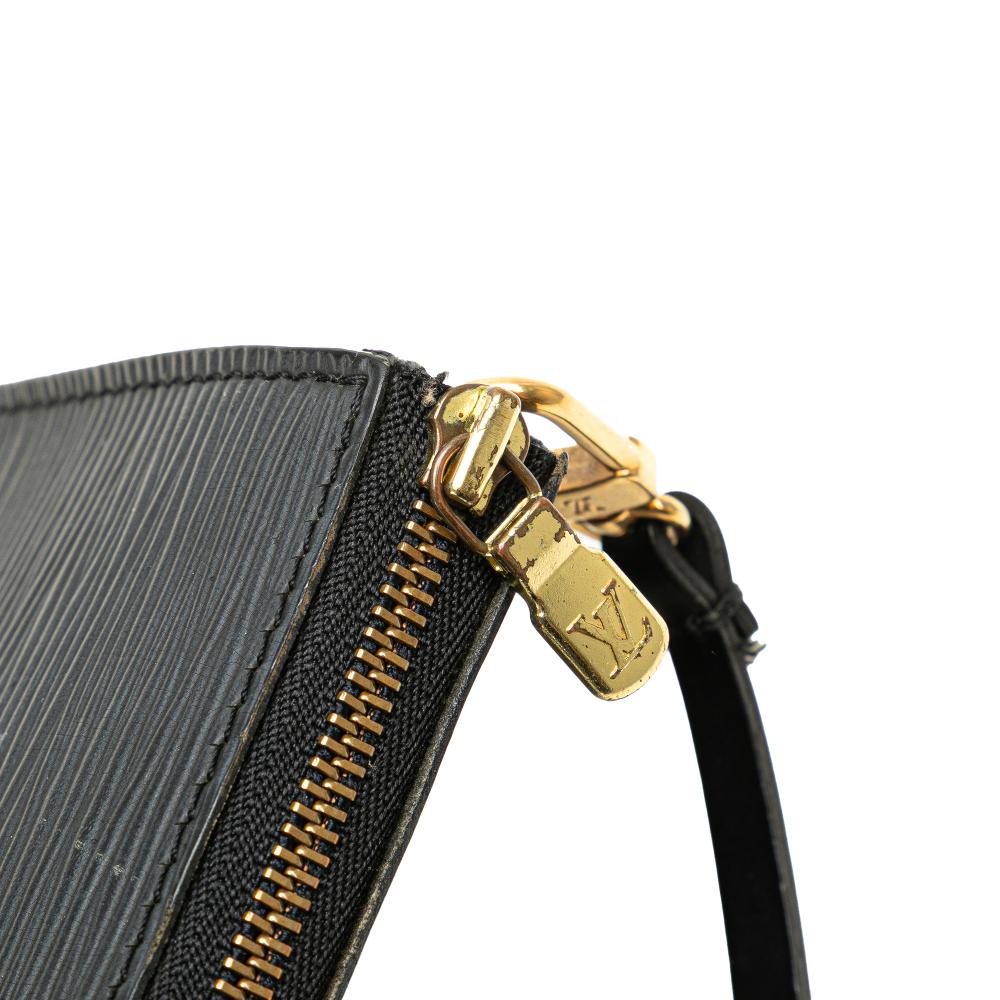 Louis Vuitton B Louis Vuitton Black Epi Leather Leather Epi Pochette Accessoires France