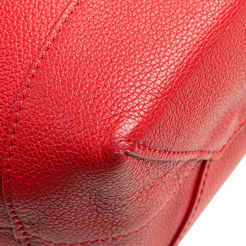 Louis Vuitton B Louis Vuitton Red Calf Leather Taurillon Lockme Backpack France