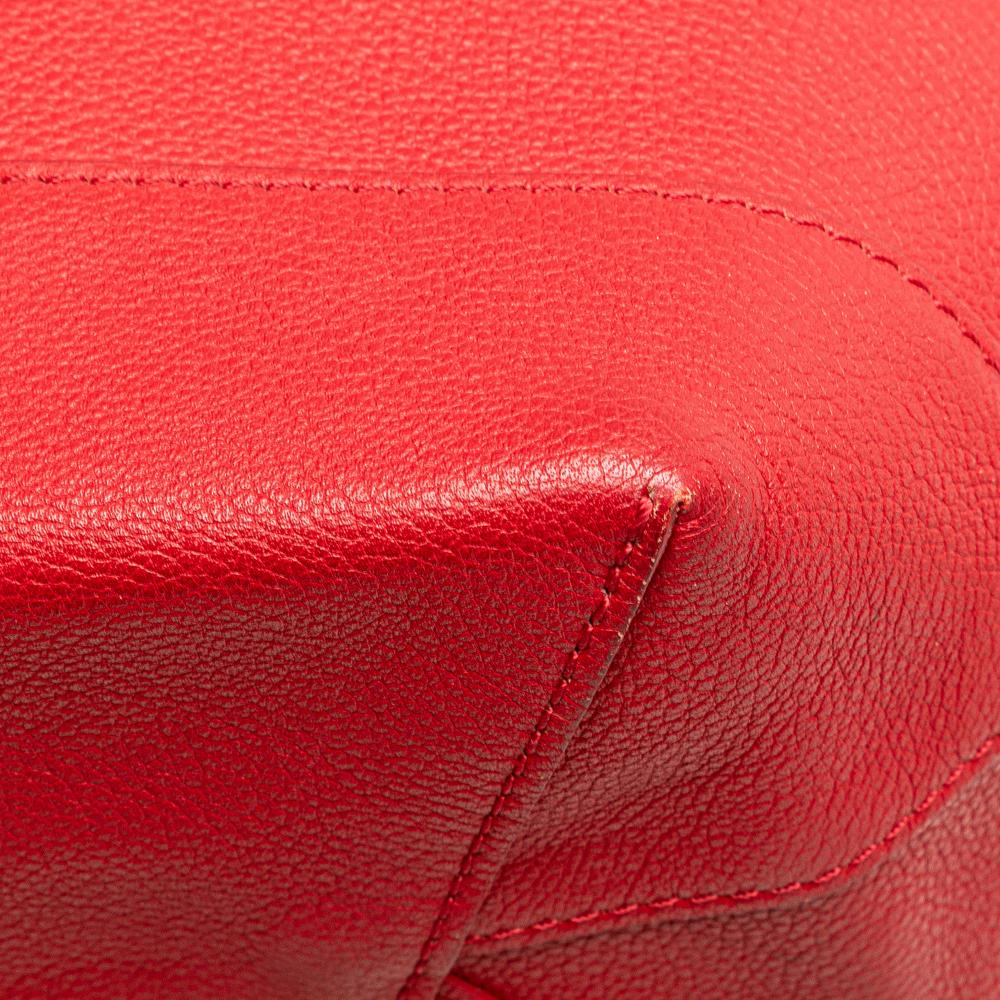 Louis Vuitton B Louis Vuitton Red Calf Leather Taurillon Lockme Backpack France