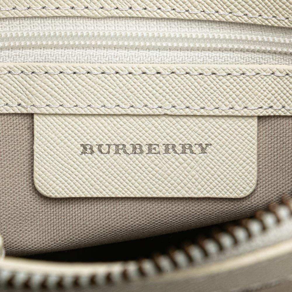Burberry B Burberry Brown Beige with White Canvas Fabric Nova Check Crossbody United Kingdom