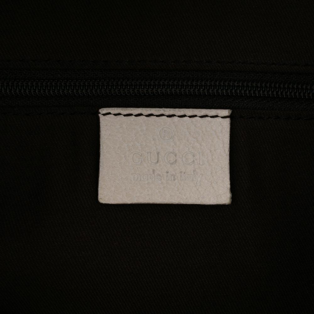 Gucci B Gucci Brown Beige Canvas Fabric GG Princy Satchel Italy