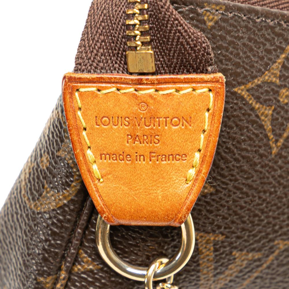 Louis Vuitton AB Louis Vuitton Brown Monogram Canvas Fabric Monogram Mini Pochette Accessoires France