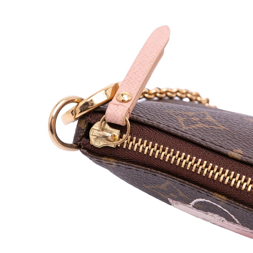 Louis Vuitton AB Louis Vuitton Brown Monogram Canvas Canvas Monogram Affiche Mini Pochette Accessoires France