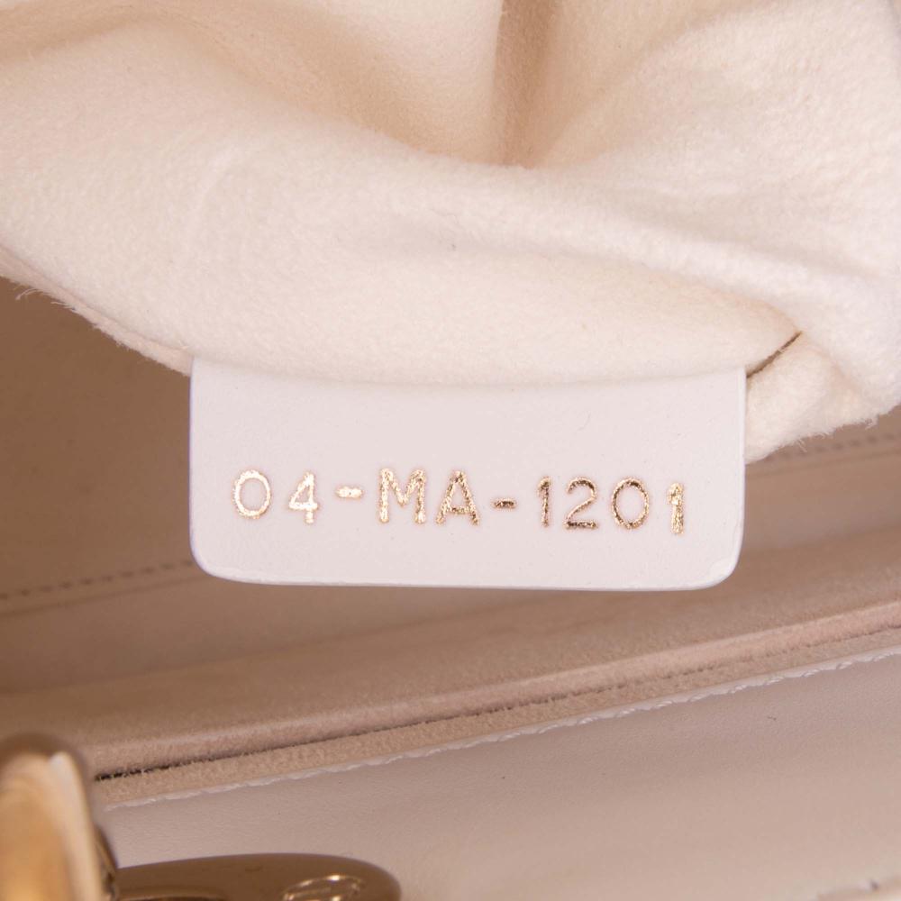 Christian Dior B Dior Pink Light Pink Mesh Fabric Medium Cannage Lady Dior Italy