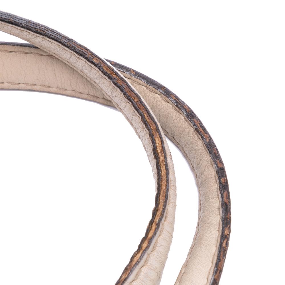 Gucci B Gucci White Ivory Calf Leather Guccissima Mayfair Tote Italy