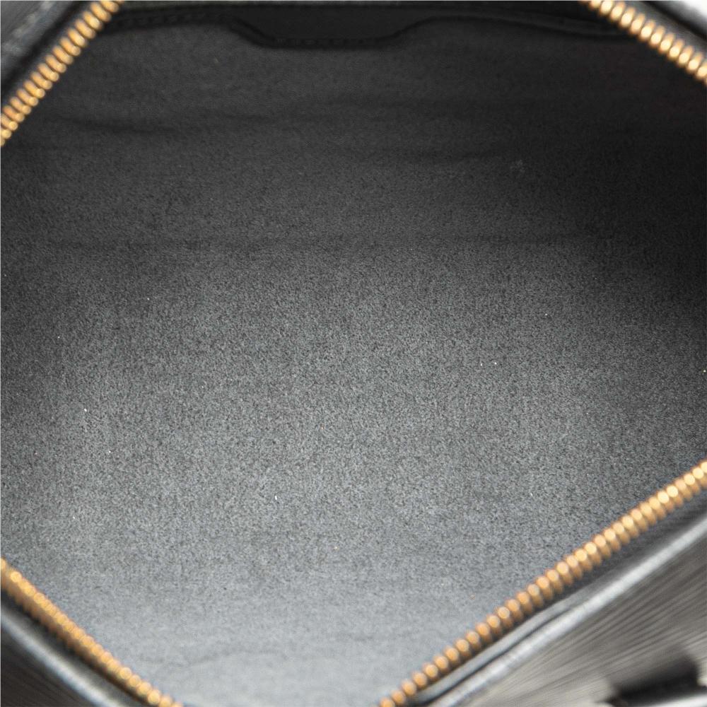 Louis Vuitton B Louis Vuitton Black Epi Leather Leather Epi Soufflot France