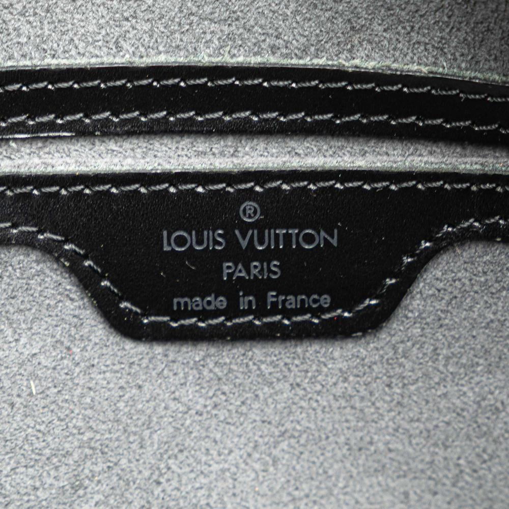 Louis Vuitton B Louis Vuitton Black Epi Leather Leather Epi Soufflot France