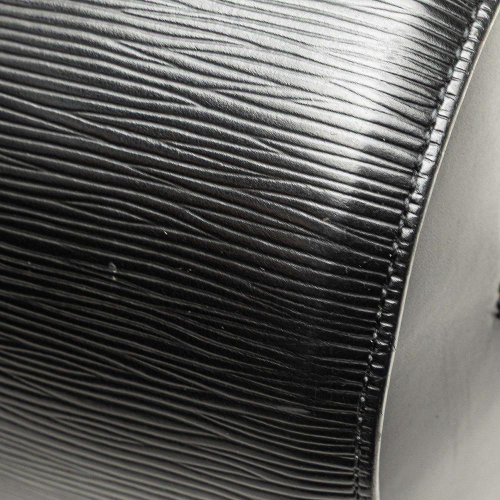 Louis Vuitton B Louis Vuitton Black Epi Leather Leather Epi Soufflot France