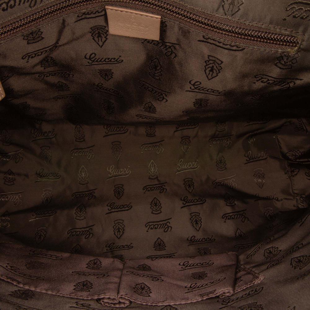 Gucci B Gucci Brown Beige Calf Leather Guccissima Crossbody Italy