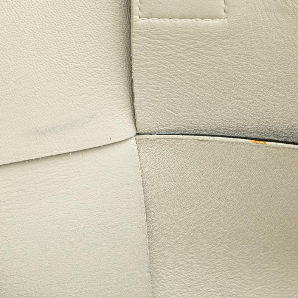 Bottega Veneta B Bottega Veneta Black Nappa Leather Leather Small Nappa Maxi Intrecciato Arco Tote Italy