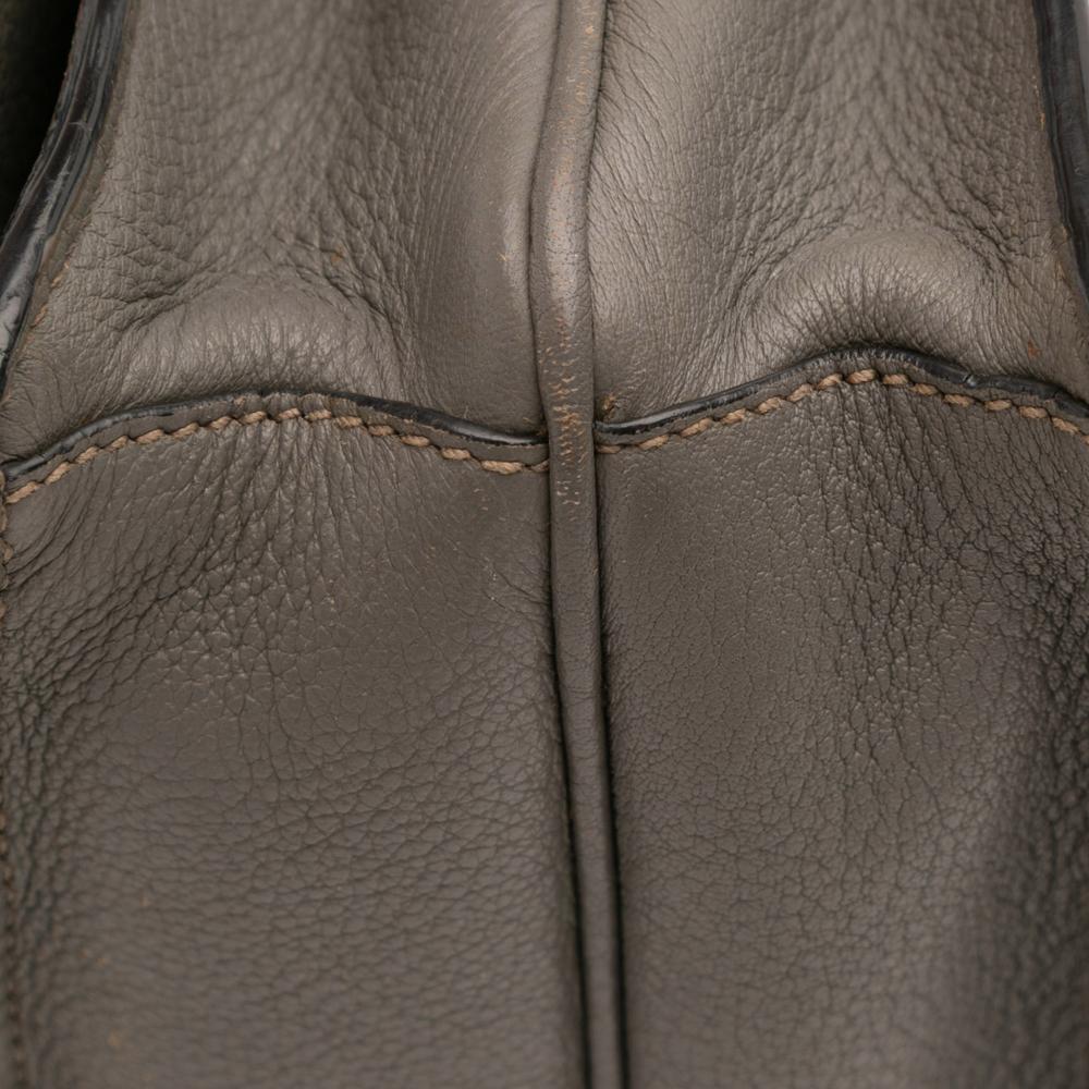 Prada B Prada Brown Taupe Calf Leather Vitello Daino Flap Crossbody Romania