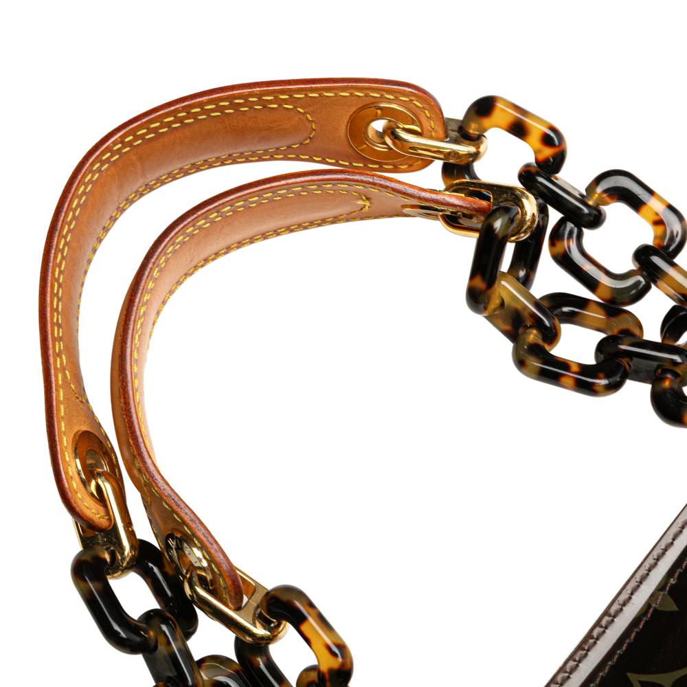 Louis Vuitton B Louis Vuitton Brown PVC Plastic Monogram Cabas Sac Ambre PM Spain