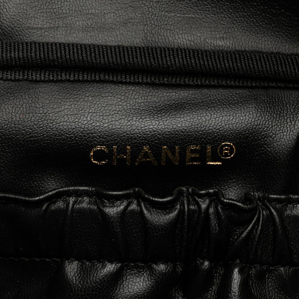 Chanel B Chanel Black Caviar Leather Leather CC Caviar Vanity Bag Italy