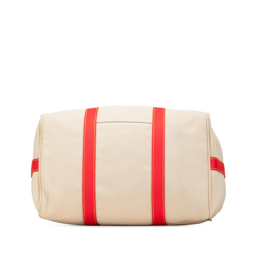 Louis Vuitton B Louis Vuitton Brown Beige Canvas Fabric LV Cup Antigua Sac Weekend France