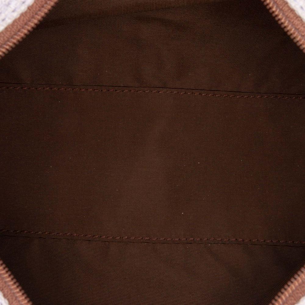 Gucci AB Gucci Purple Light Purple Canvas Fabric GG Shoulder Bag Italy