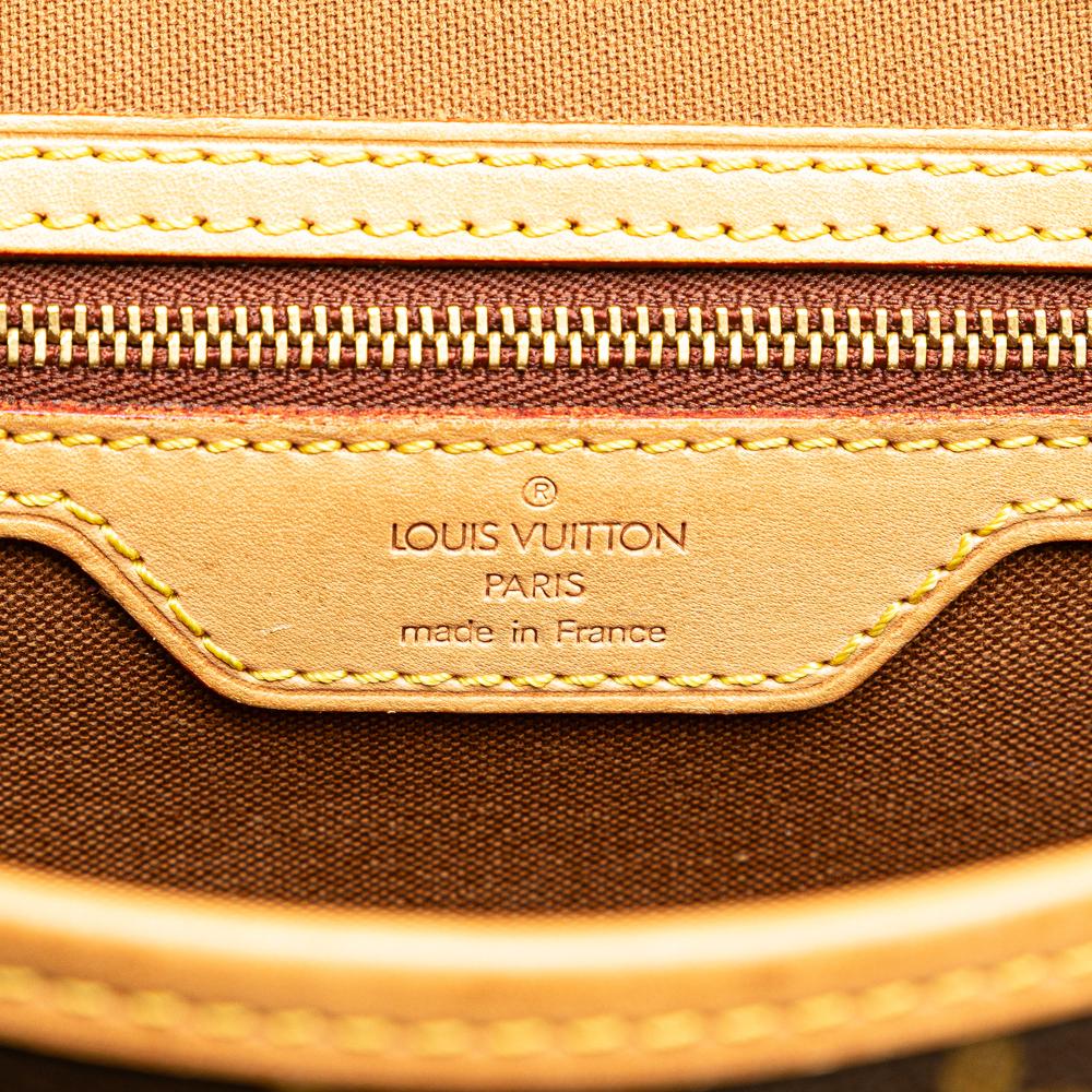 Louis Vuitton B Louis Vuitton Brown Monogram Canvas Fabric Monogram Sologne France