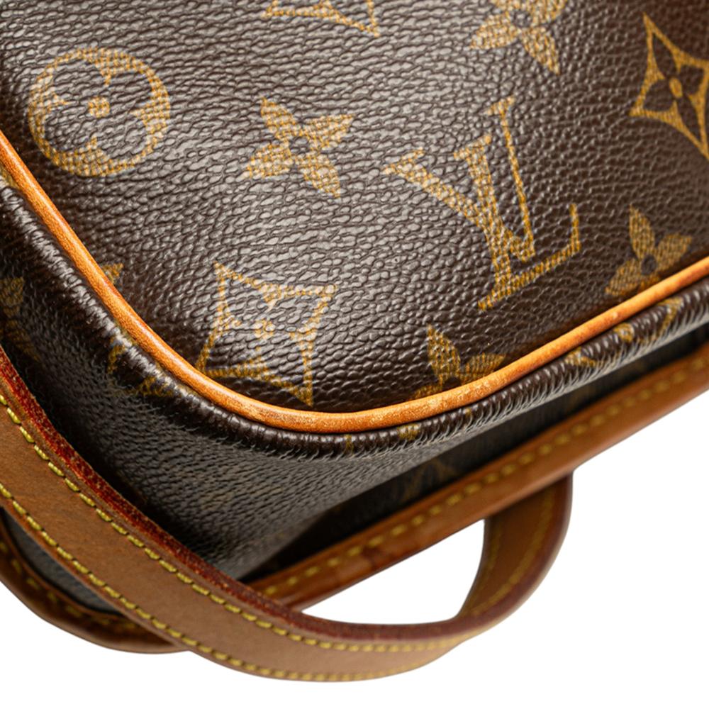 Louis Vuitton B Louis Vuitton Brown Monogram Canvas Fabric Monogram Sologne France