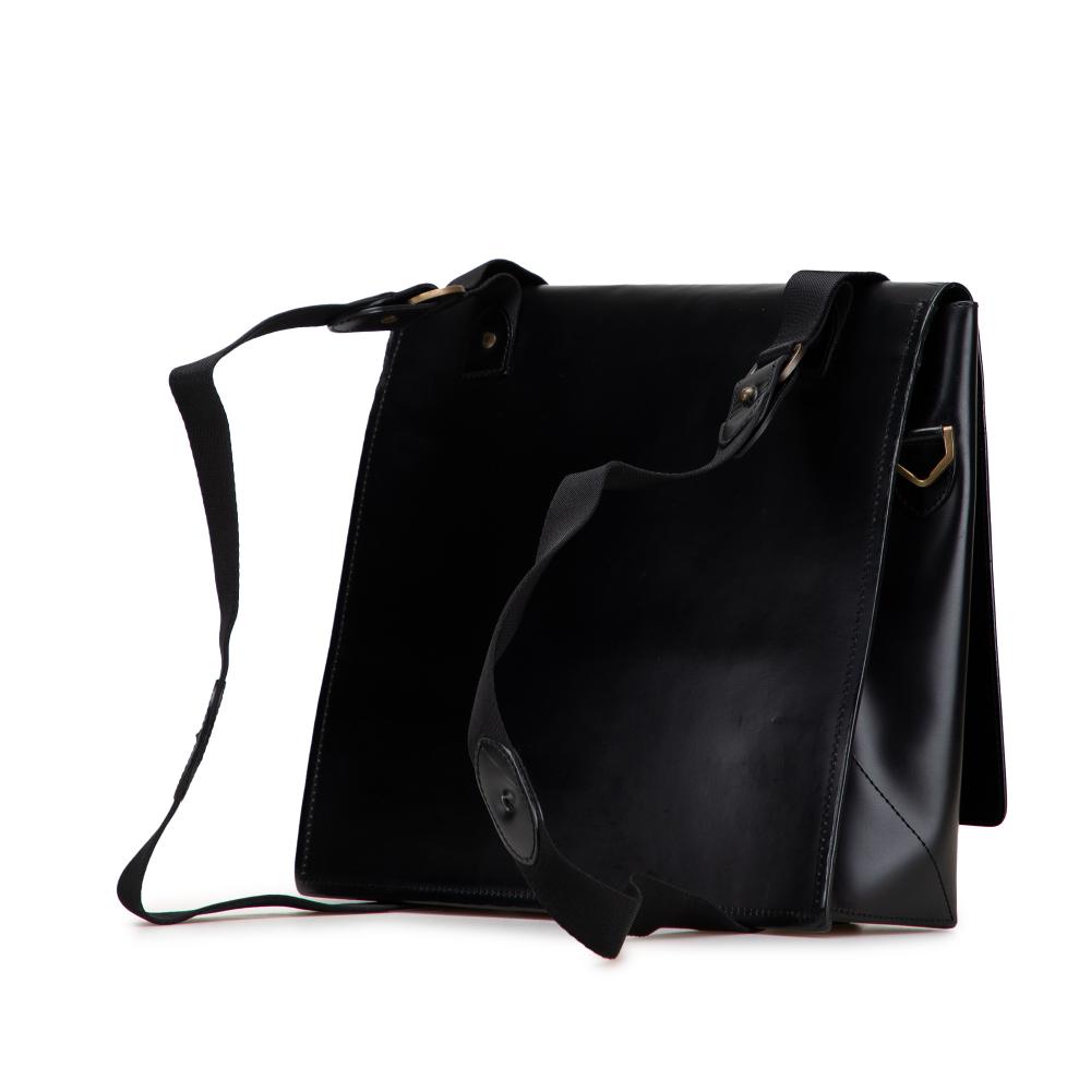 Louis Vuitton B Louis Vuitton Black Calf Leather Liege Nomade Lussac Backpack France