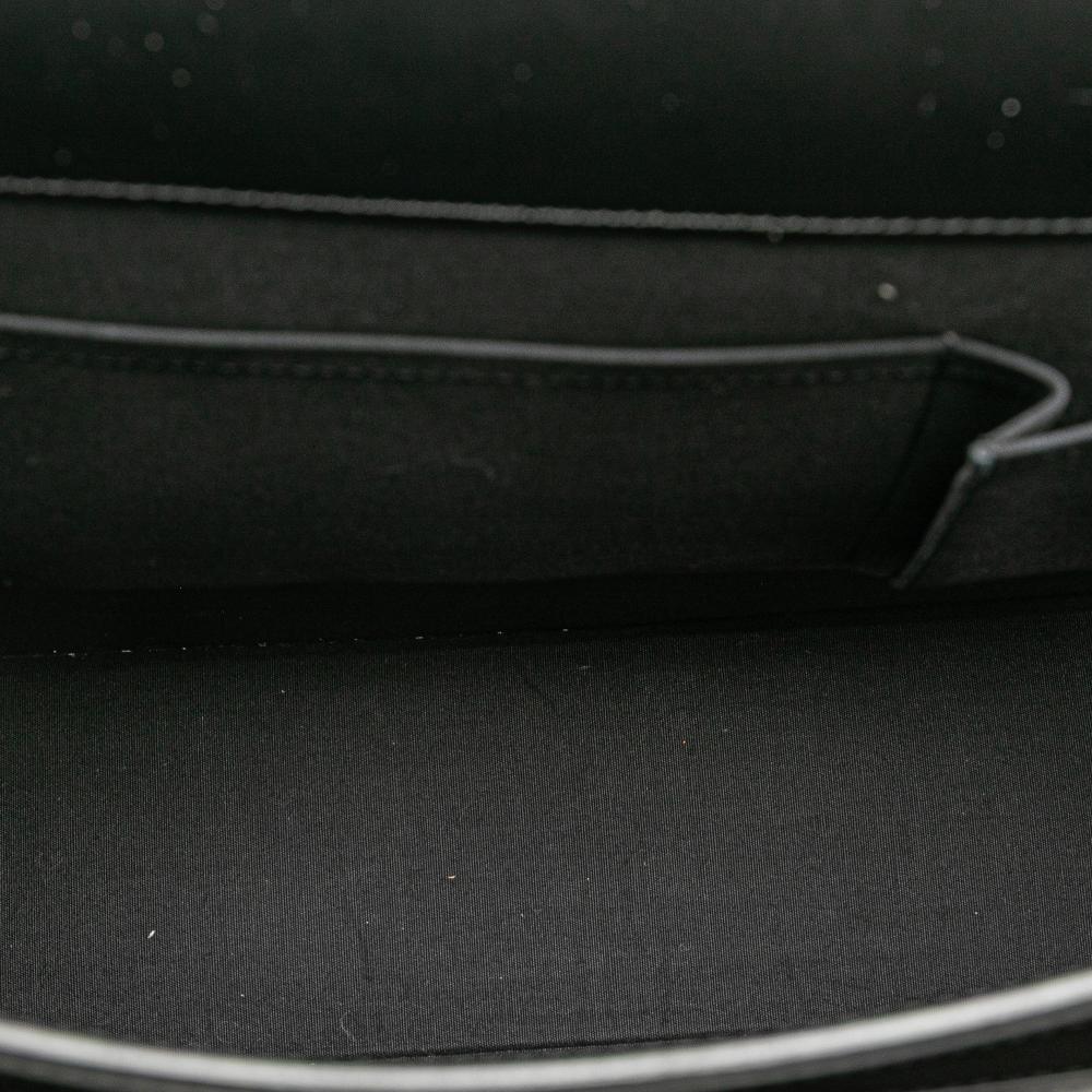 Louis Vuitton B Louis Vuitton Black Calf Leather Liege Nomade Lussac Backpack France