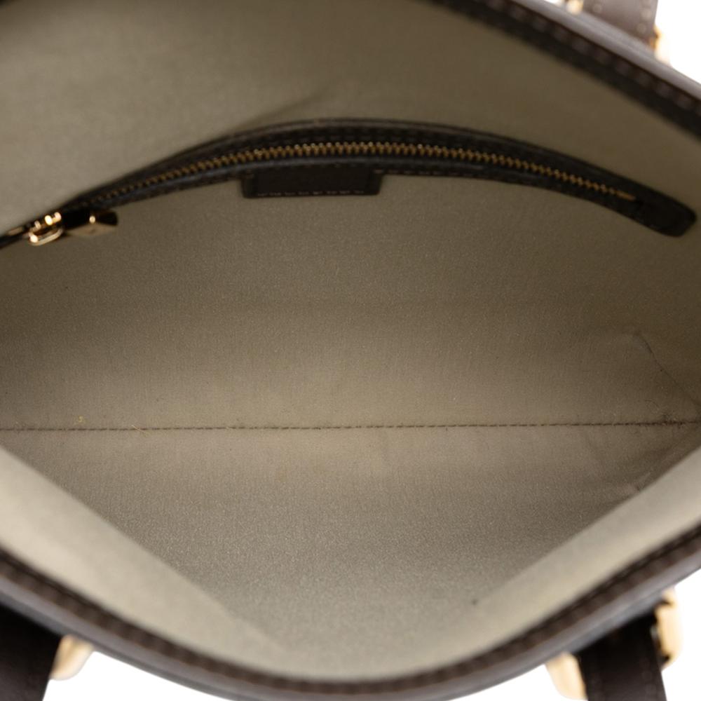 Louis Vuitton B Louis Vuitton Brown Beige Canvas Fabric Monogram Mini Lin Francoise France