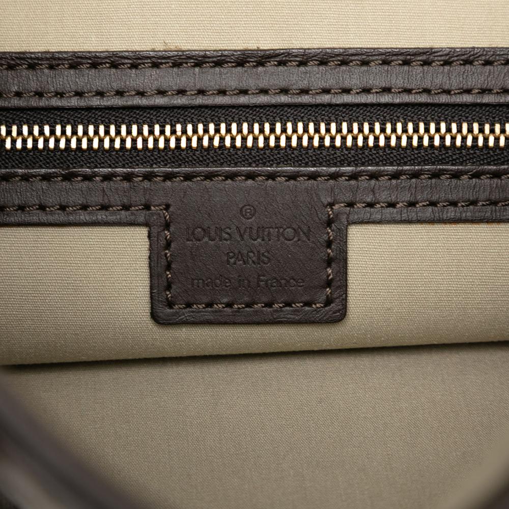 Louis Vuitton B Louis Vuitton Brown Beige Canvas Fabric Monogram Mini Lin Francoise France