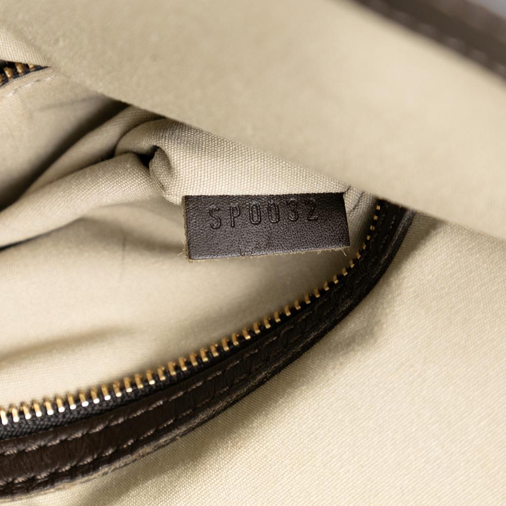 Louis Vuitton B Louis Vuitton Brown Beige Canvas Fabric Monogram Mini Lin Francoise France