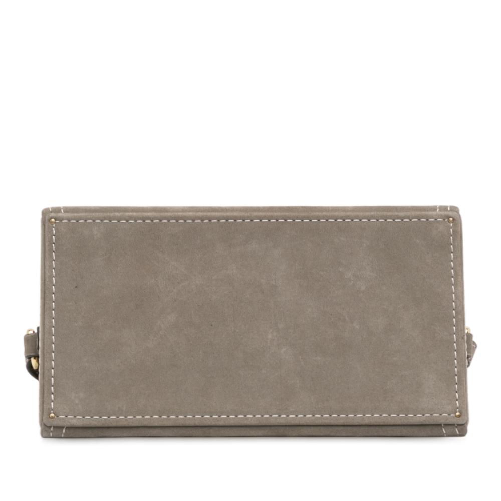 Jacquemus B Jacquemus Brown Taupe Suede Leather Le Porte Lunettes Bag Spain