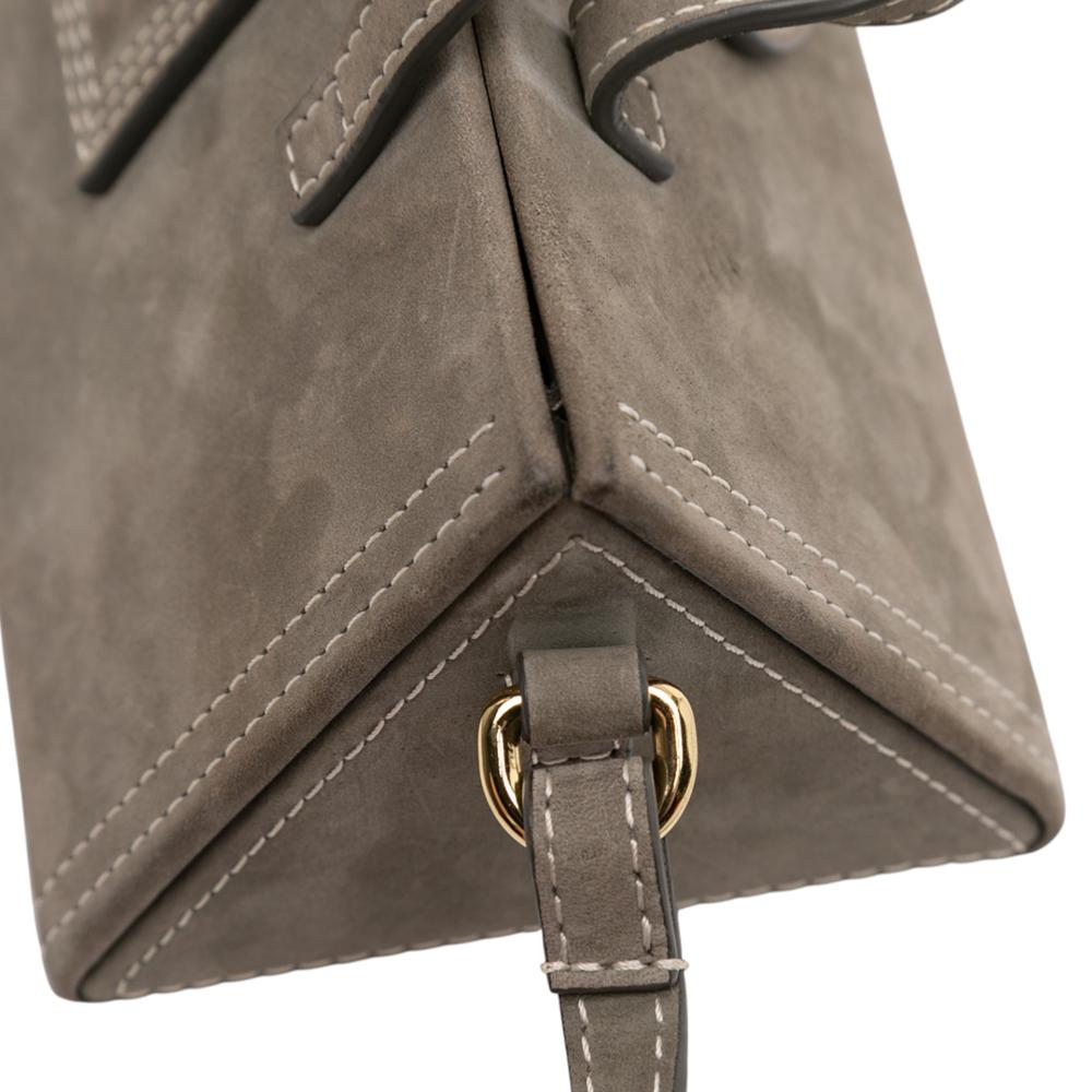 Jacquemus B Jacquemus Brown Taupe Suede Leather Le Porte Lunettes Bag Spain